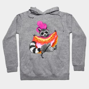 Roosevelt Raccoon is a Can Can Dancer! Hoodie